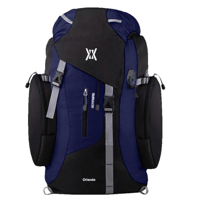 Tas Carrier Gearbag 40 Liter - 50 liter - Tas ransel gunung pria - Navy