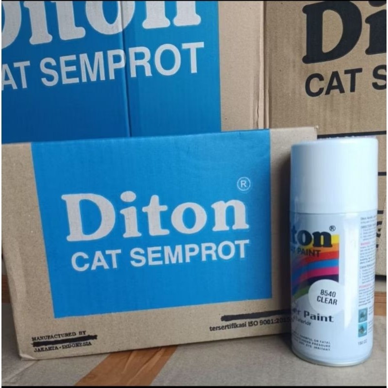 GROSIR PAKET USAHA 1 DUS pilok diton spray paint diton 8540 clear 150cc clear clir clear glossy 150c
