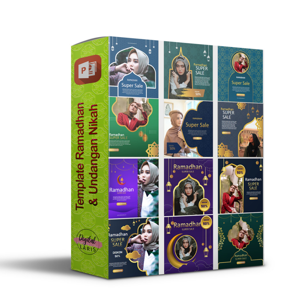 Template Powerpoint Ramadhan dan Undangan Nikah Siap Edit