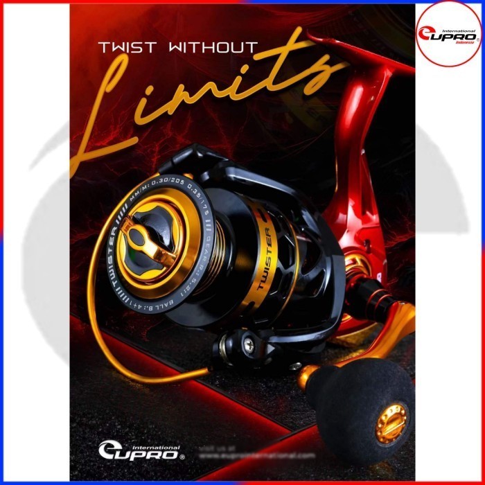 REEL EUPRO TWISTER 3000 4+1BB SPINNING | PWR HANDLE | GALATAMA | KOLAMAN