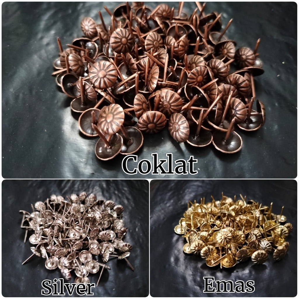 Paku Payung Kursi Sofa - Paku Aksesoris Sofa - Paku Payung Hias -+500 biji
