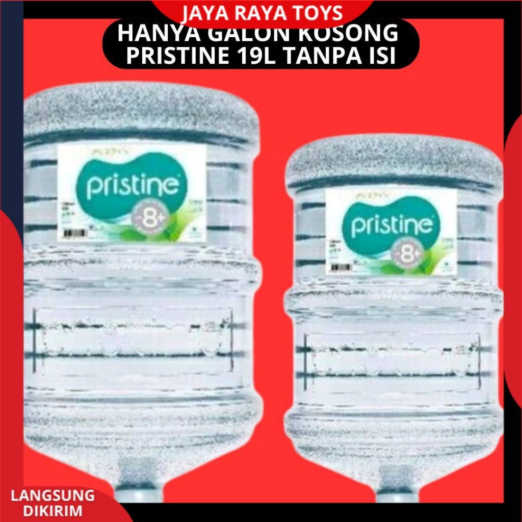 

PROMO Galon Kosong PRISTINE 19 Liter Hanya Galon SajaTanpa Air Galon PRISTINE Kosongan Bagus Dan Berkualitas