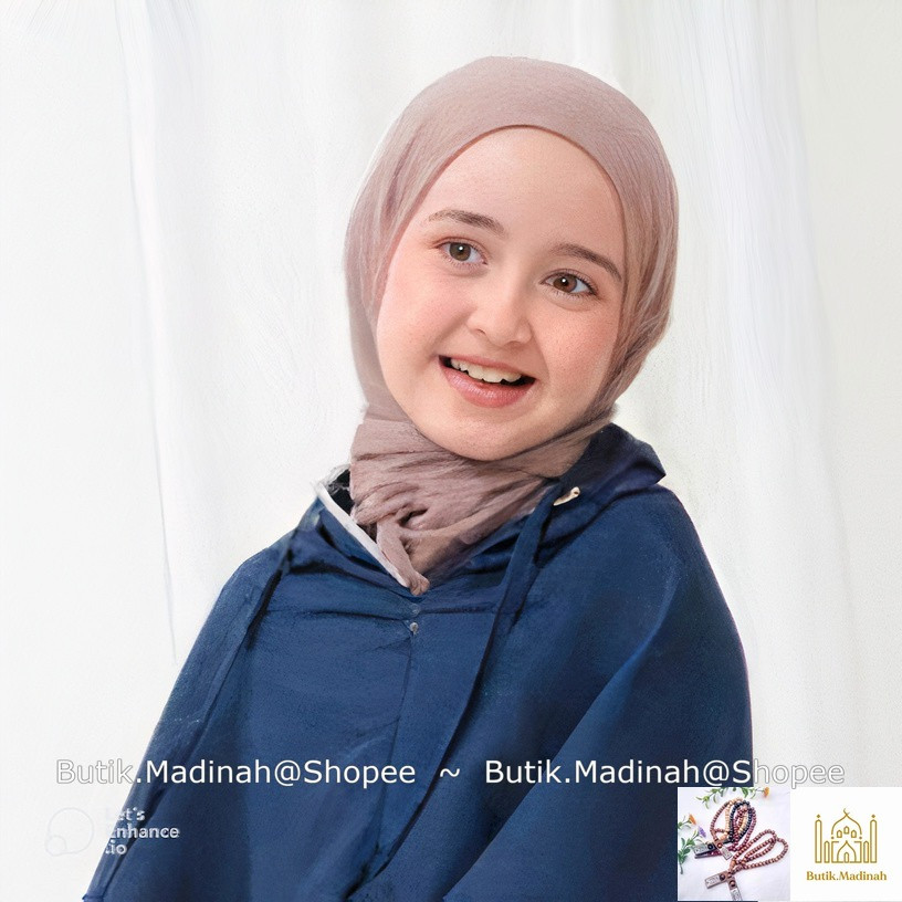 MUKENA ANAK AZZURA TRAVELING 2 IN 1 FATIMAH KATUN FREE TAS SAJADAH AMPLOP-MUKENA AZZURA