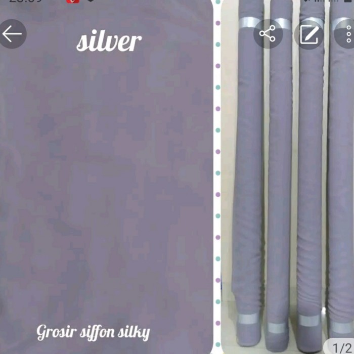 French Khimar bahan Jetblack Leuwitex dan Wolfis Grade A - abu tua, XL