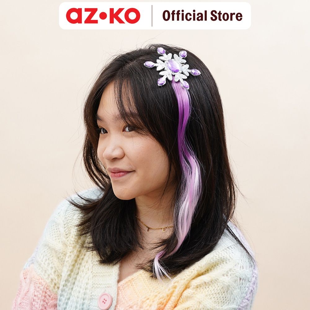 AZKO Ataru Jepit Rambut Anak Long Snow Mix Colors Hair Clip Aksesoris Jepitan Cewek Penjepit Hiasan 