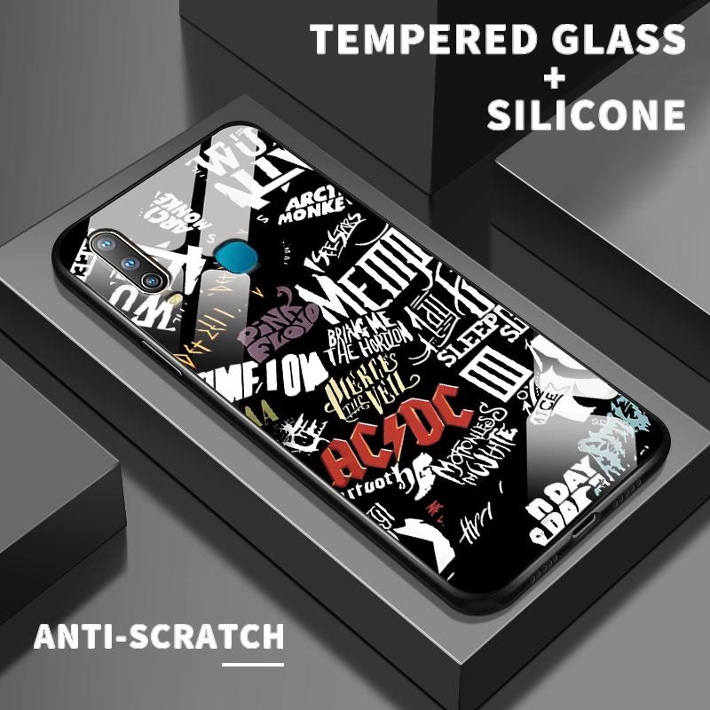 Hard Case Glass Case For Vivo Y17 Y17s Y15 Y15s Y15a Y15c Y16 Y19 Y12 Y12a Y12s Y12i Y11 2019 Y11s T