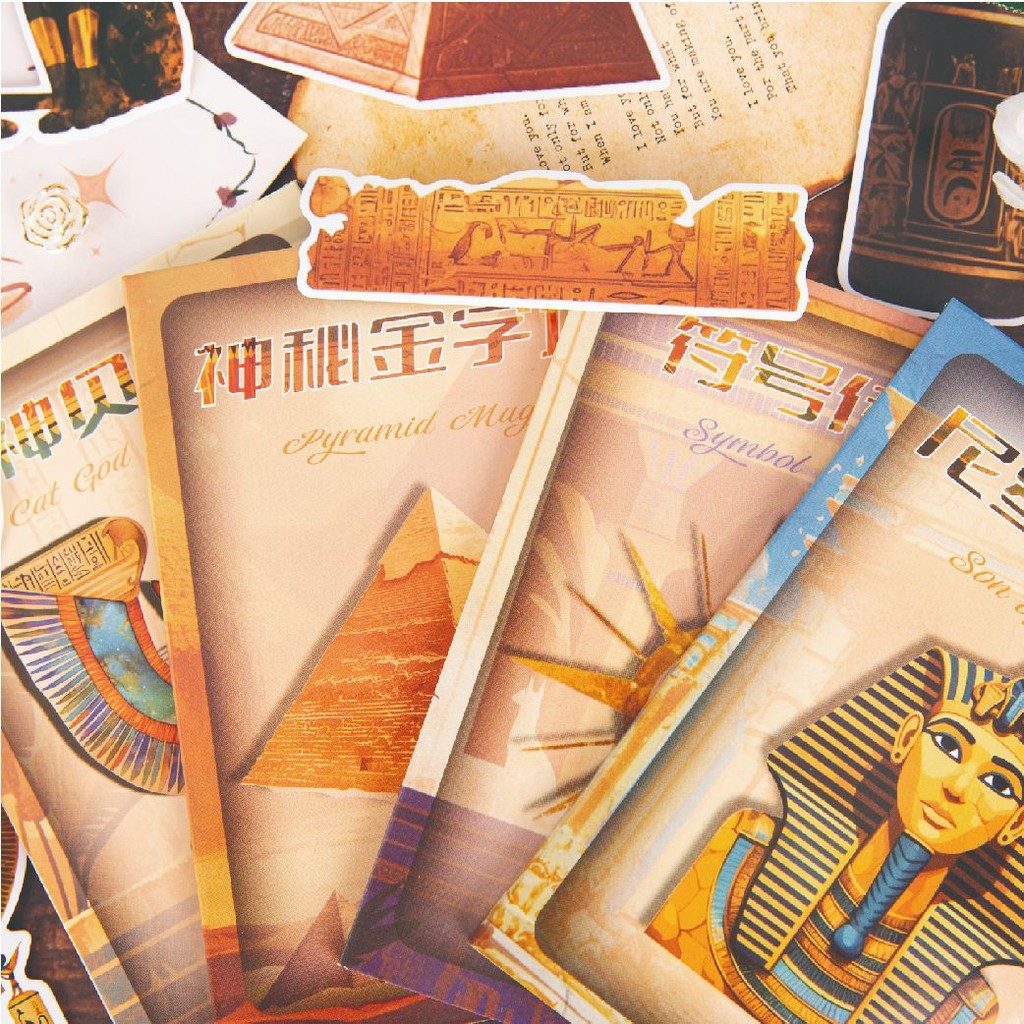 

30pcs/lot Kawaii Stationery Stickers Meet Ancient Egypt sticker pack DIY Craft Scrapbooking Album Junk Journal