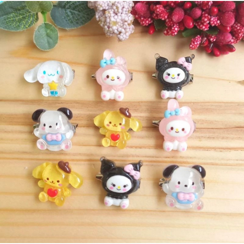 BROS PIN SANRIO LABUBU - KARAKTER GAMBAR / PENITI / BROOCH / MAINAN