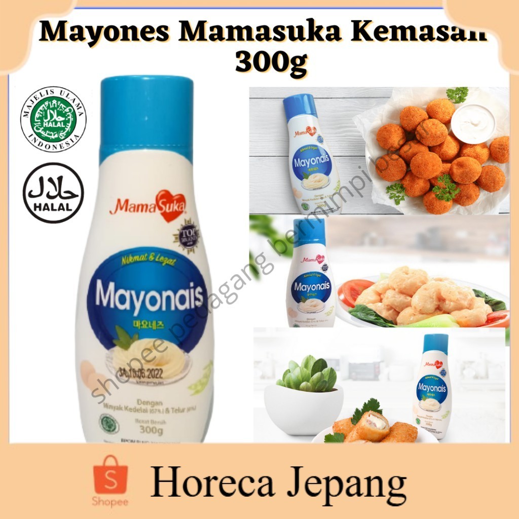 

Mamasuka Mayones Kemasan 300g Halal/ Mayonnaise/ Mayones /Mayonaise mama suka/ mmsk Mayonais