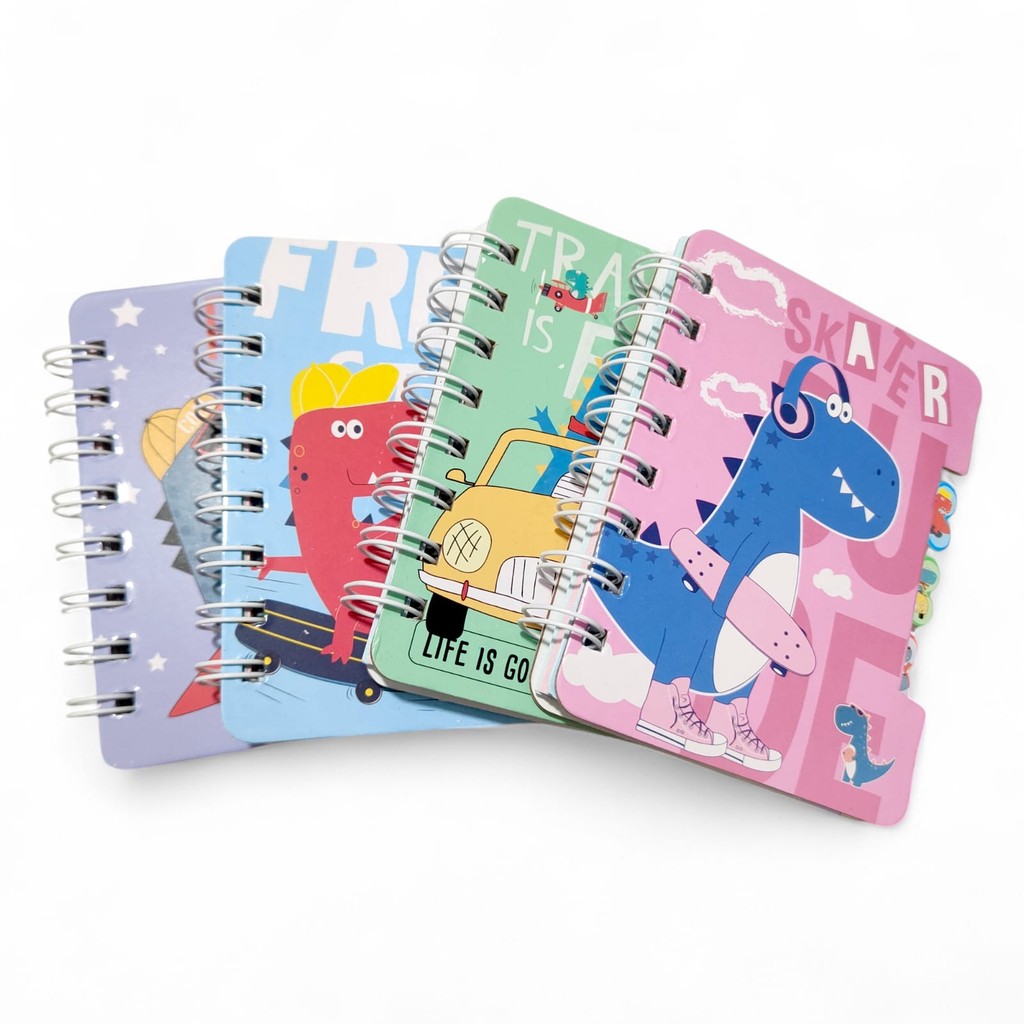 

JP Buku Tulis Notes Ring Note Book Karakter Notebook Notepad Spiral Diary Diari ATK Sekolah Kantor 12x10