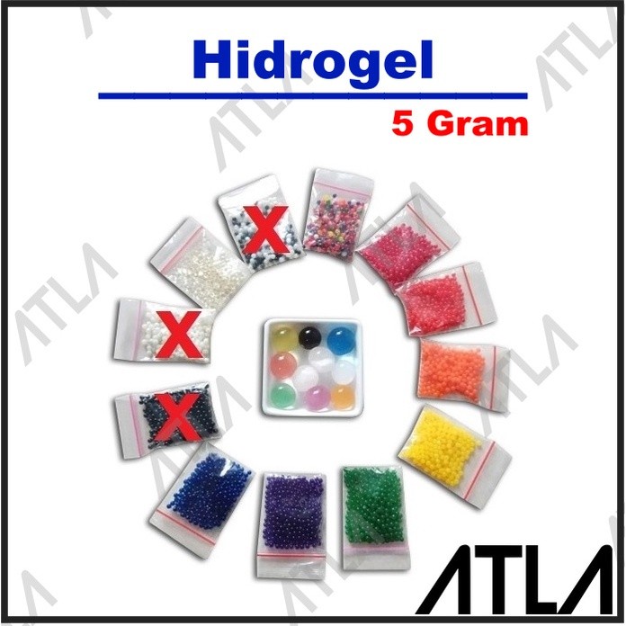 5 gram Hidrogel Hydrogel Water Beads Media Tanam Warna Warni