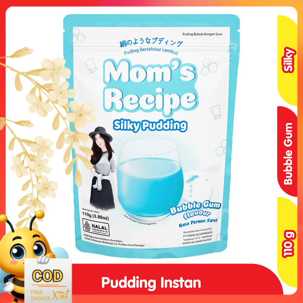 

Mom's Recipe Silky Pudding Instan Bubble Gum 110 g