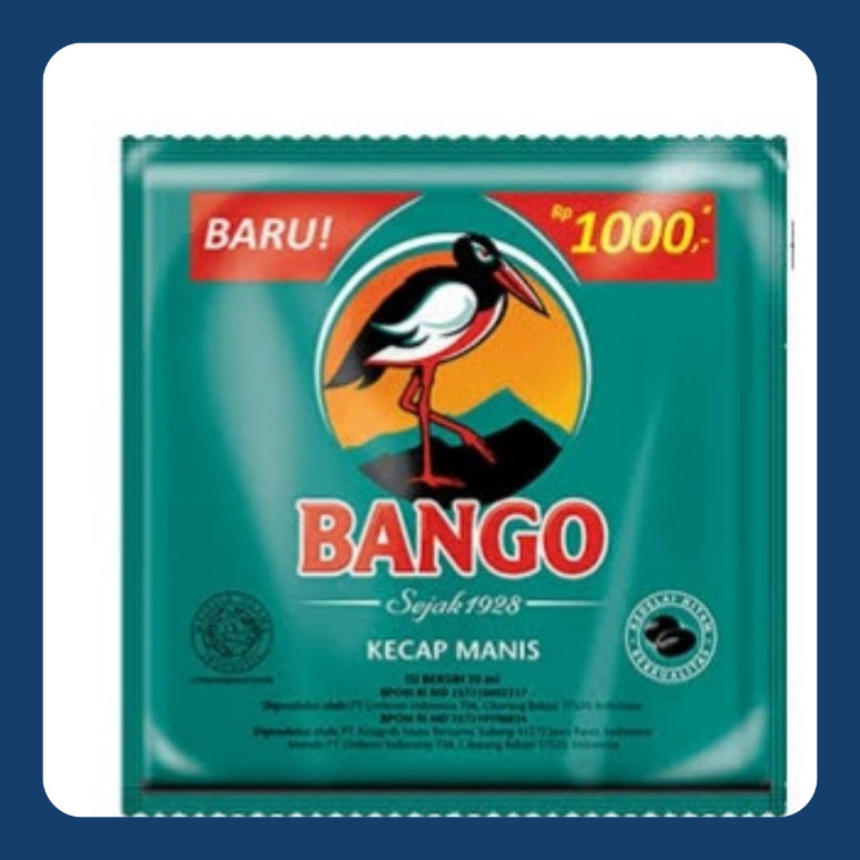 

bagusaw17 Kecap Manis Cap Bango Ukuran 20 Ml ( Isi 1 Sachet )