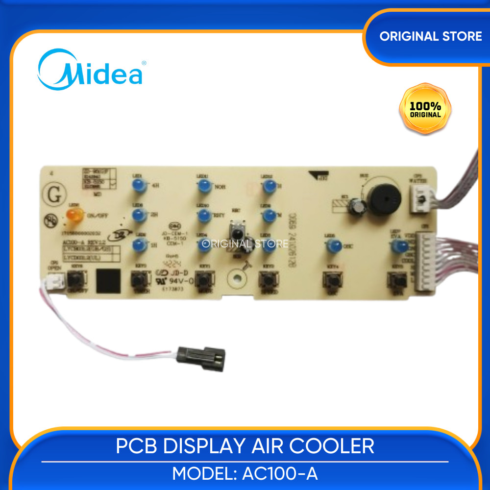 Pcb Modul Display Air Coller MIDEA AC100-A
