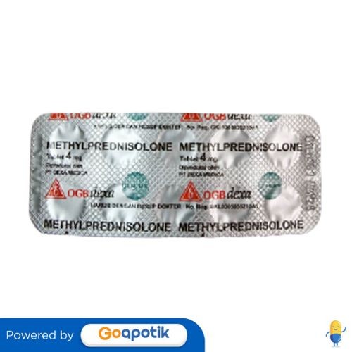 Methylprednisolone 4 Mg Ogb Dexa Medica Strip 10 Tablet