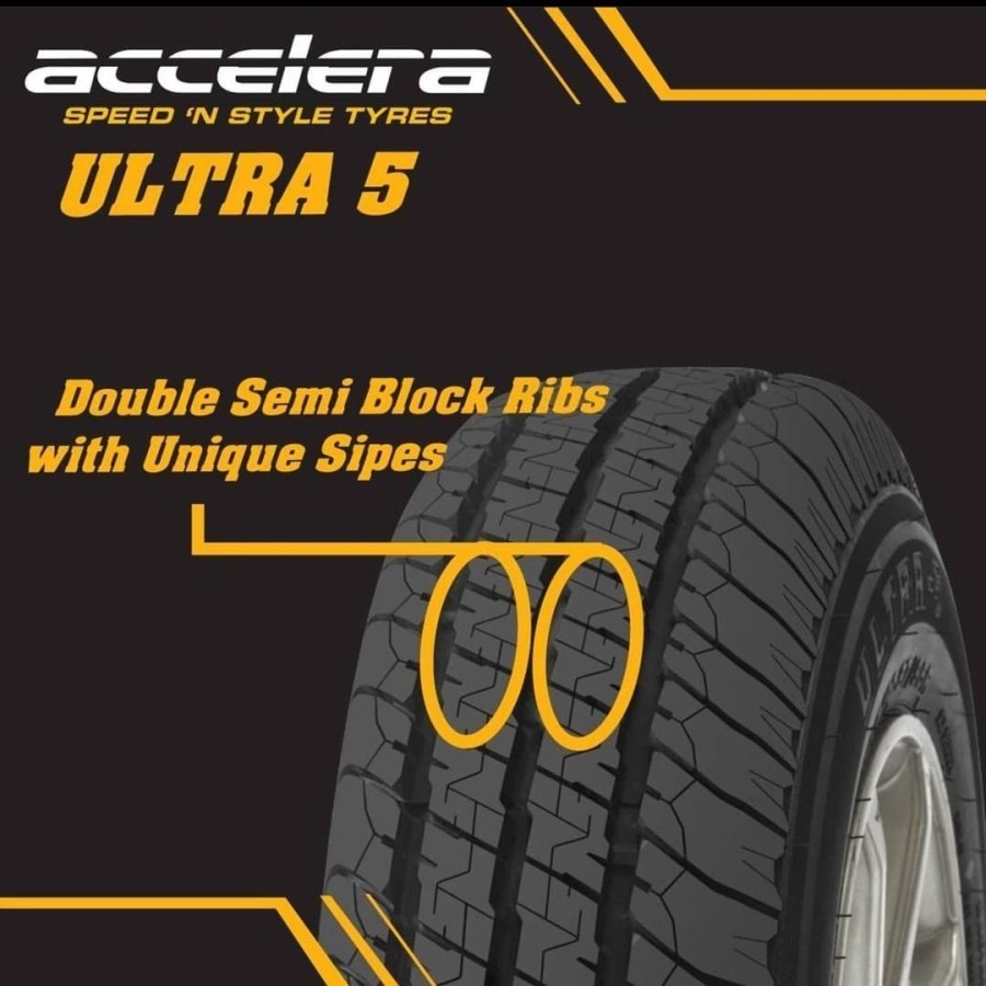 PROMO ban mobil accelera 175 R13 8PR 175R13 175/R13 175/13 175-13 8 PR R13 R 13 ultra 5 ULTRA5 tahun