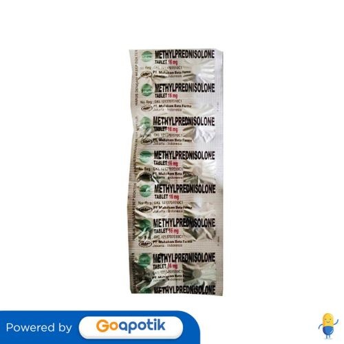 Methylprednisolone Mahakam 16 Mg Strip 10 Tablet