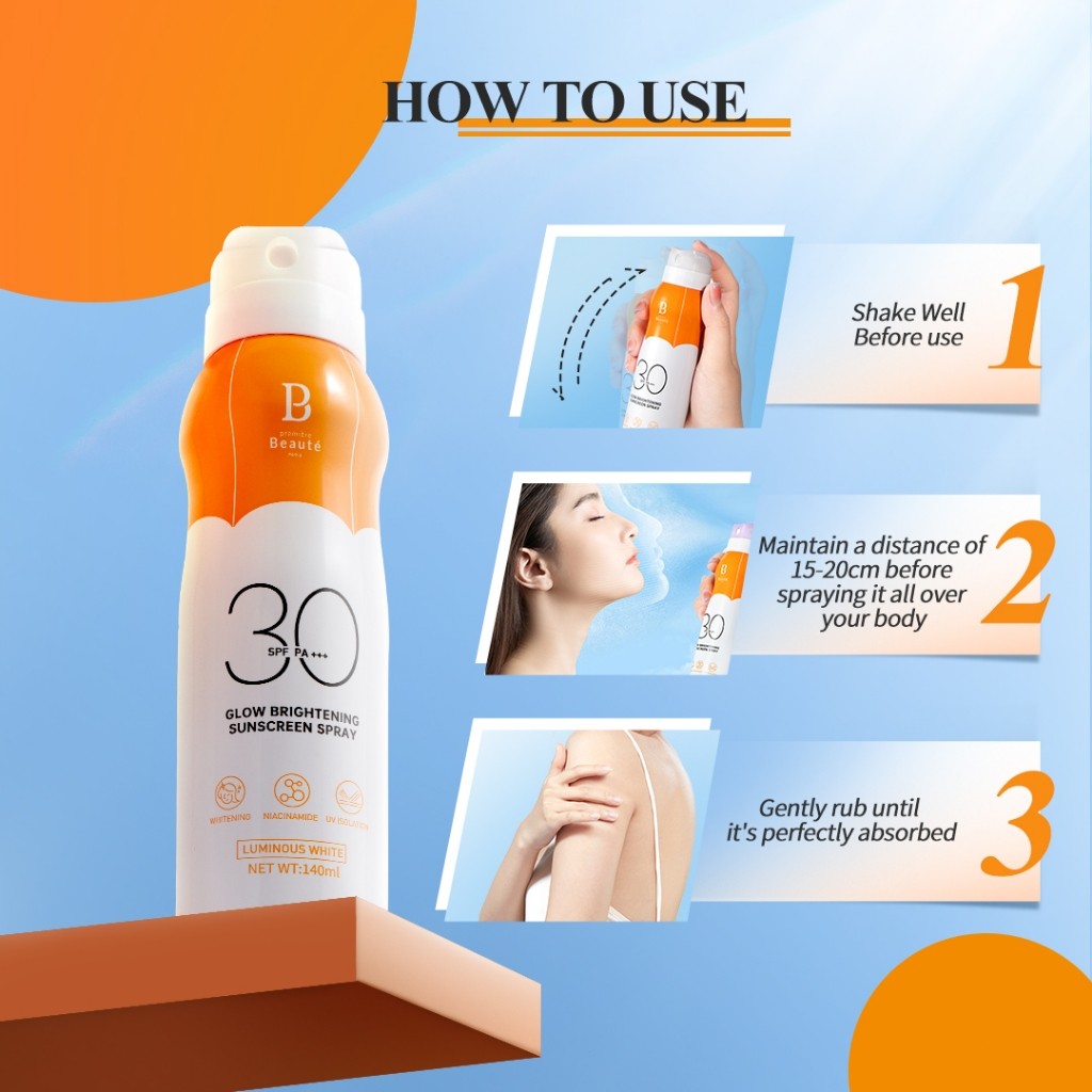 PREMIERE BEAUTE Luminous White Sunscreen Spray Luminous White Sunscreen Spray Tabir surya SPF 50 +++