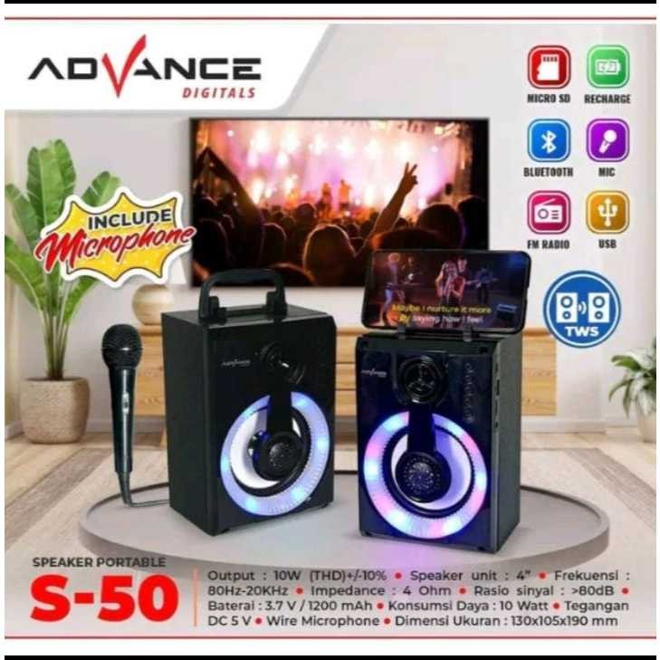 <KSE> ADVANCE SPEAKER PORTEBEL  S-50 / S50