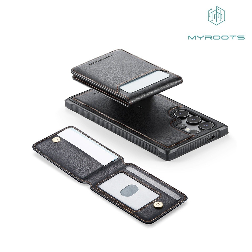 Leather Flip Case Casing Samsung A16 A06 - A55 A35 A25 A15 A05 A05s 4G 5G Leather Myroots Mini Walle