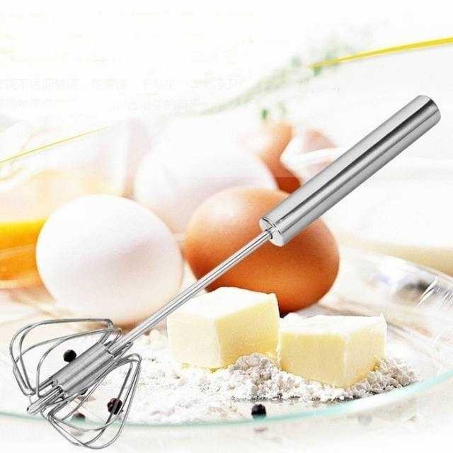 ZHEGW Hand Mixer Mini Semi Otomatis Pengocok Telur Whisk Foamer - Z-163 Mixser Mikser