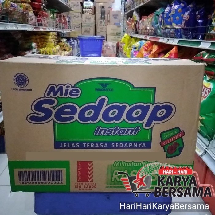 

MIE SEDAAP MI INSTAN RASA SOTO ISI 40 PCS X 75GR -PER KARTON