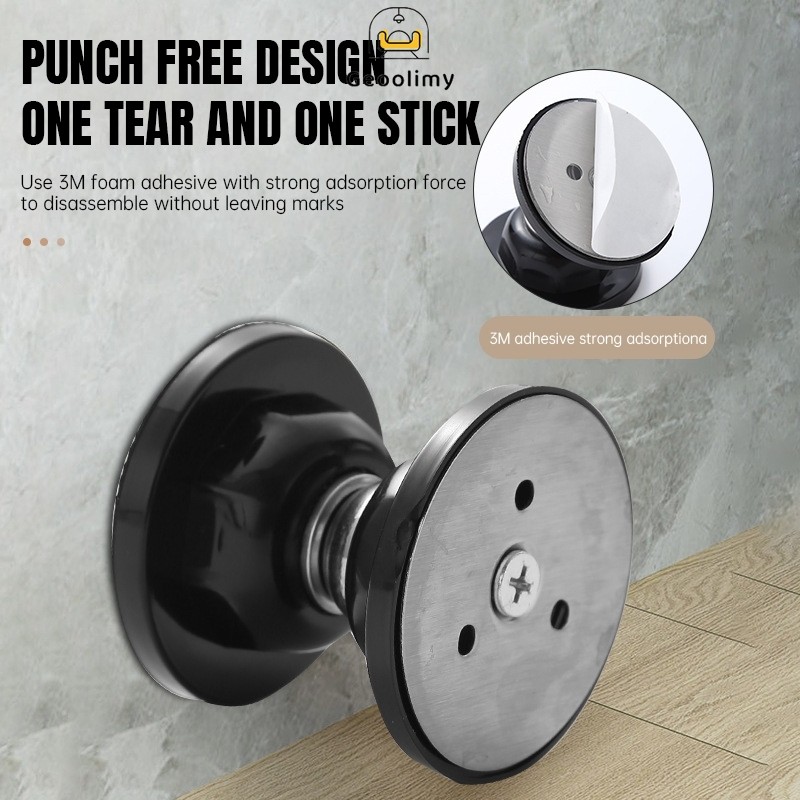 1set Door Stopper Pintu Magnet Door Stoper Magnet Penahan Pintu Magnet Door Stoper Pintu / Geoolimy