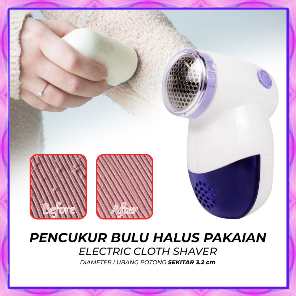 PENCUKUR BULU HALUS PAKAIAN ELEKTRIK LINT REMOVER Penghilang Pembersih Bulu Pakaian Baju Elektrik-CO