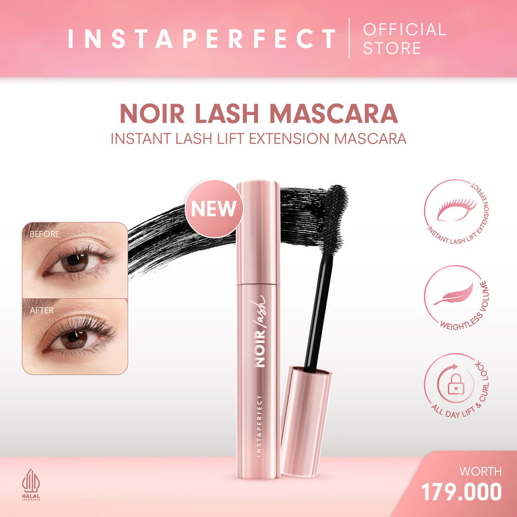 Instaperfect Noir Lash Mascara Instan Lash Lift Extension Mascara