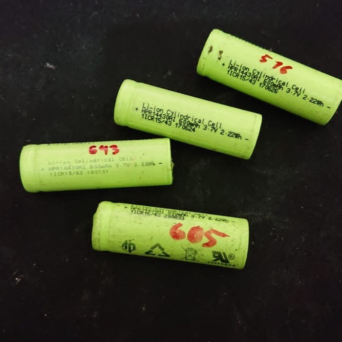 Baterai 14430 600mAh 3.7v Lithium AA Pendek Battery no 14500