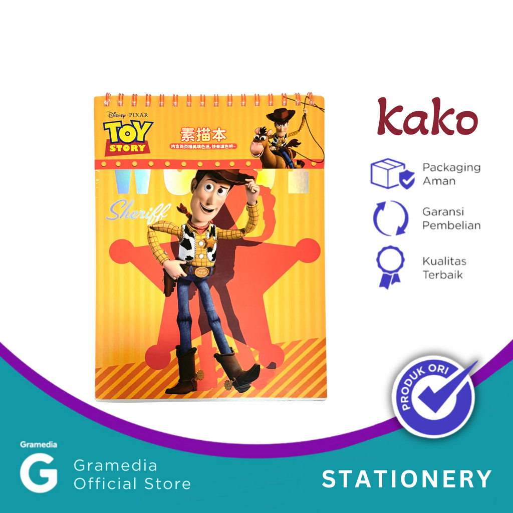 

Kako Toy Story Sketchbook A4 Dsnr02157