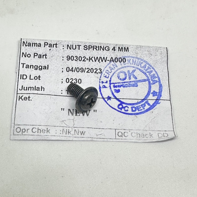 BAUT OBENG M5 BAUT 8 PENDEK ORIGINAL UNIVERSAL PANJANG 8mm