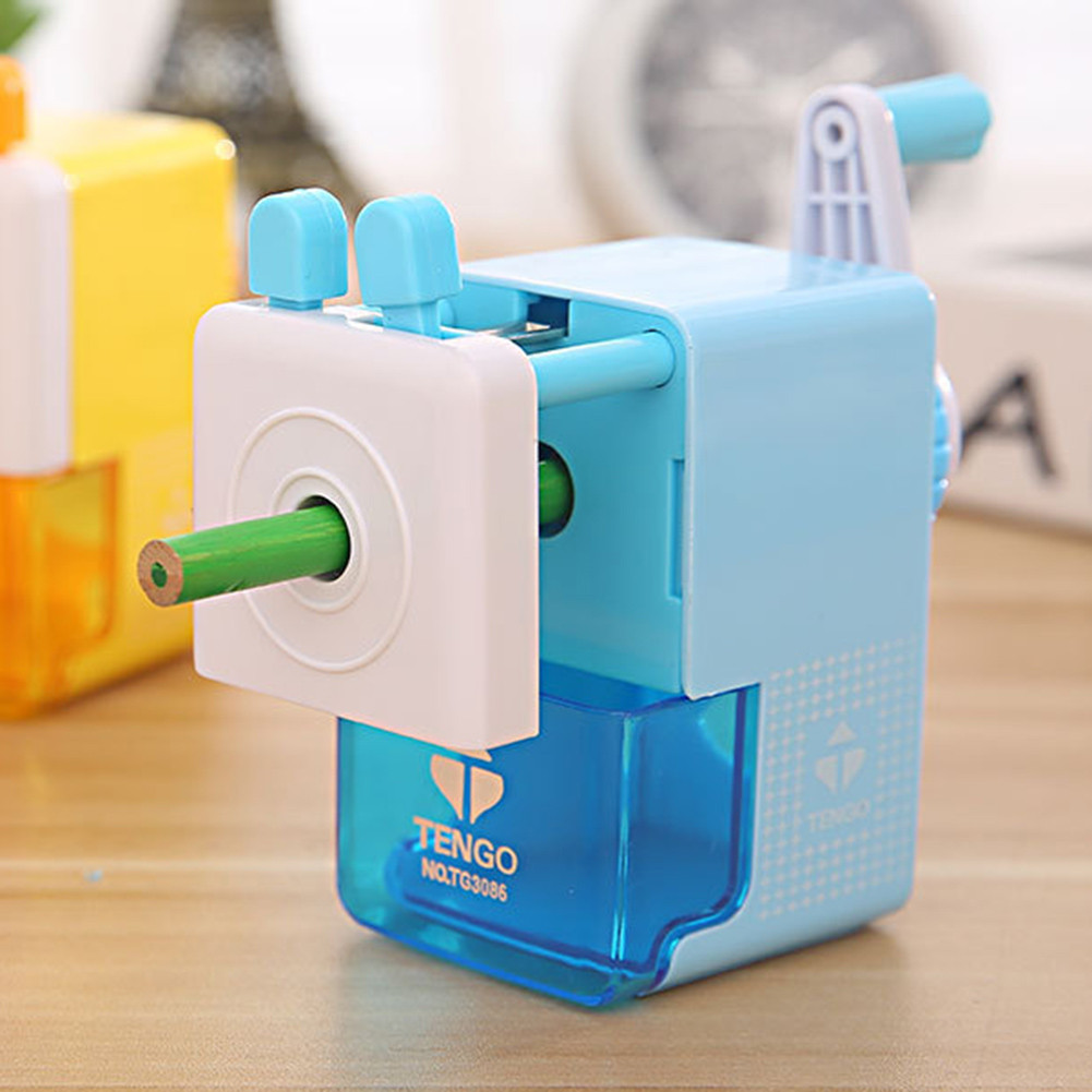 

New Cartoon Hand Crank Mechanical Pencil Sharpener Kid Student School Stationery Children's Learning Stationery Pencil Sharpener