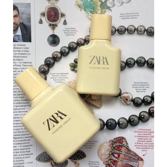 ZARA FROSTED CREAM women 100ml 100% ori riject eropa
