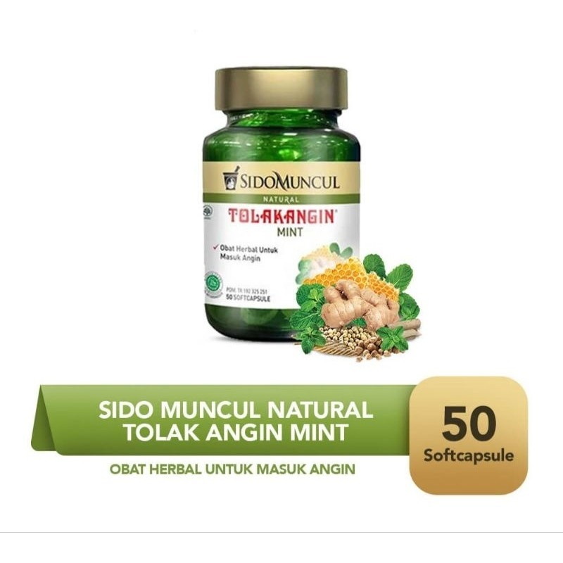 

Sido Muncul Tolak Angin Mint soft Capsule 50k