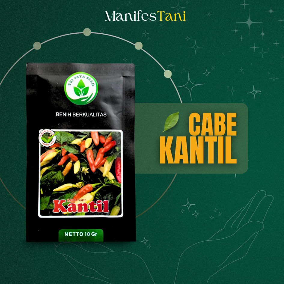 Benih Cabe Rawit KANTIL isi 10 gr ORIGINAL TRI JAYA SEED Bibit Unggul Tahan Virus | Manifestani
