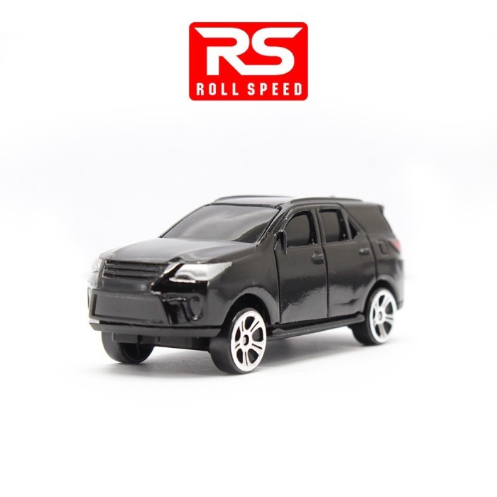 Diecast Metal 1:64 RS Roll Speed Toyota Fortuner Hitam