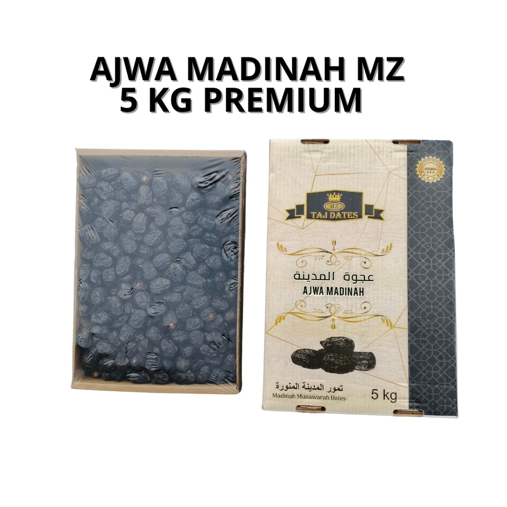 

KURMA AJWA MADINAH MZ KEMASAN 5KG PREMIUM
