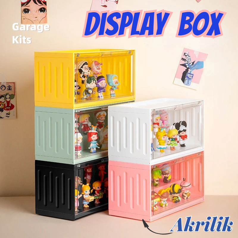 

Lemari Pajangan Bubble Mart Box Display Akrilik Kotak Pajangan Transparan Kotak Koleksi Seni