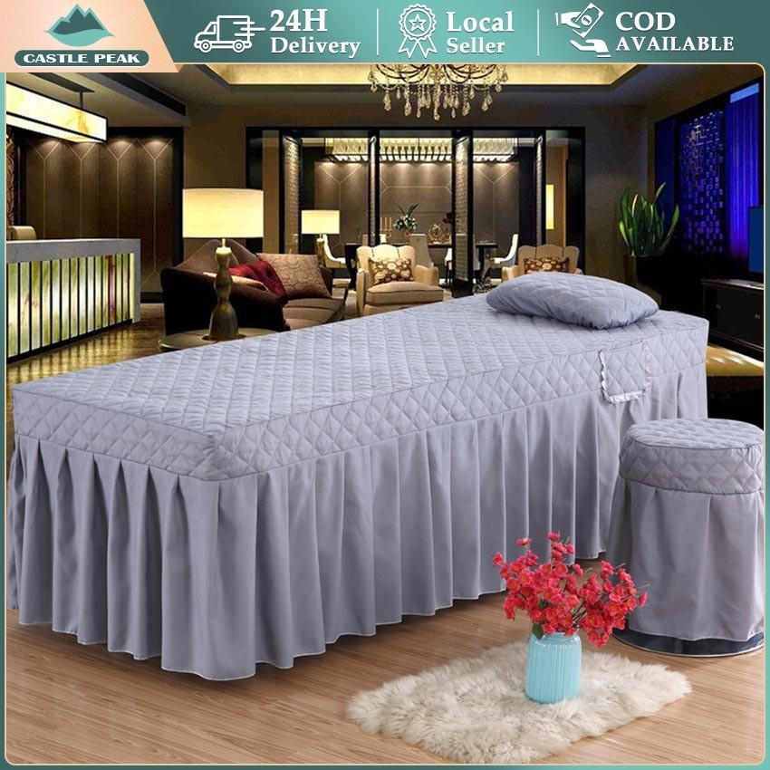 Sprei Bed Salon dan Selimut Bed Cover Sprei Klinik Sprei Salon Rumbai Sprei Bad Eyelash Sprei Klinik