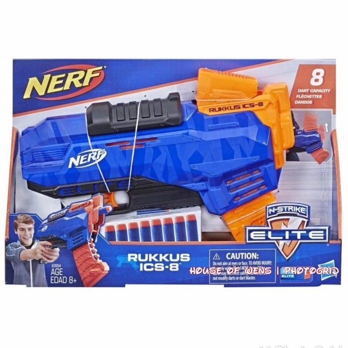 NERF ELITE RUKKUS ICS 8 ORIGINAL