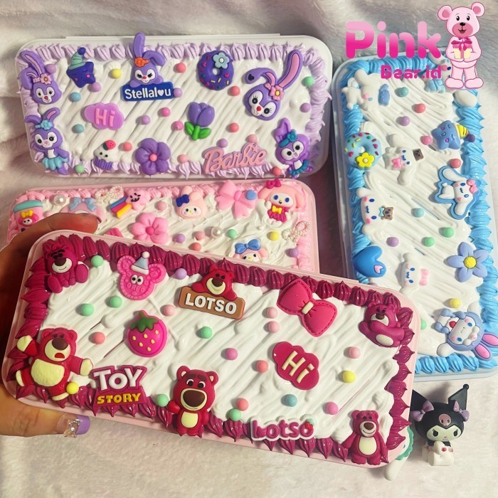 

Paket Diy Kotak Pensil Deco Clay Cream Cinnamorol My Melody Lotso Stel - Cinnamorol suns