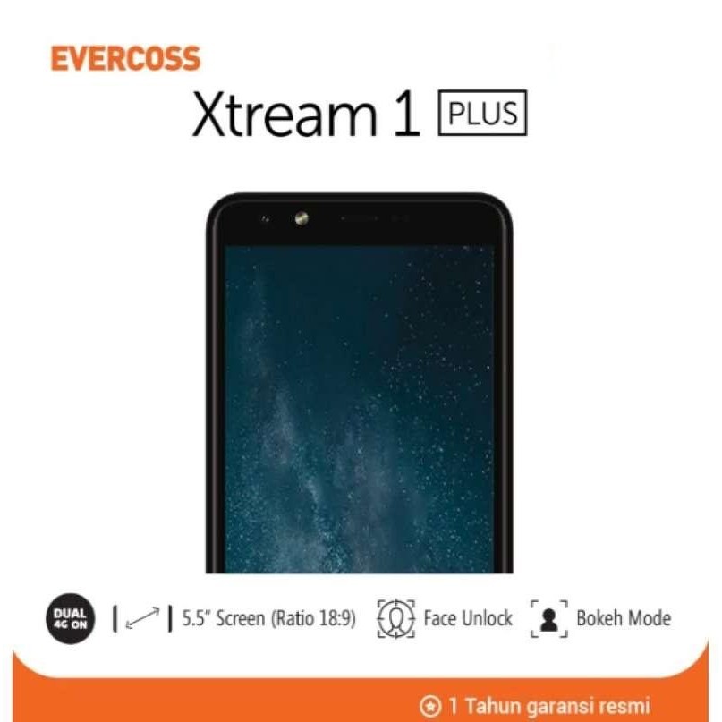 Evercoss Xtream 1 Plus U6 Smartphone [8GB/ 1GB/ Face Unlock]