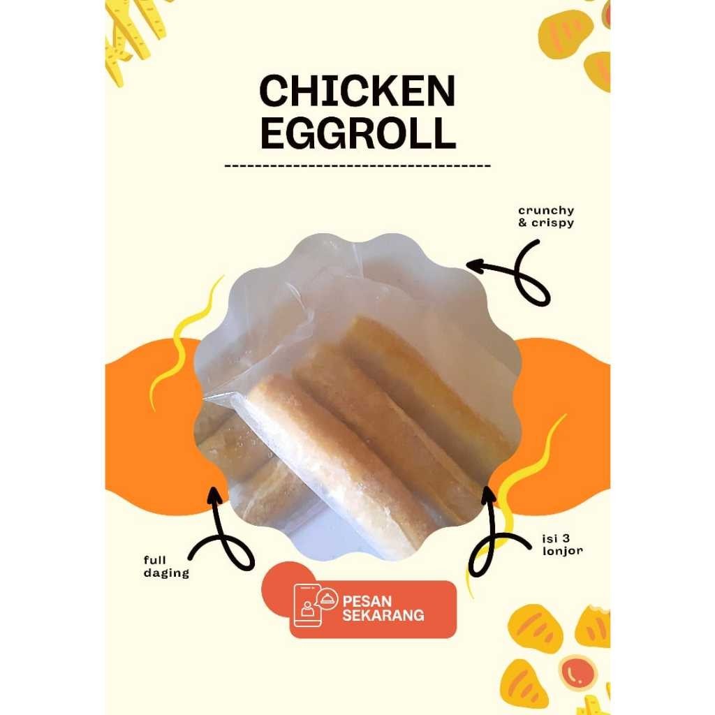 

Chicken Egg roll frozen food home made