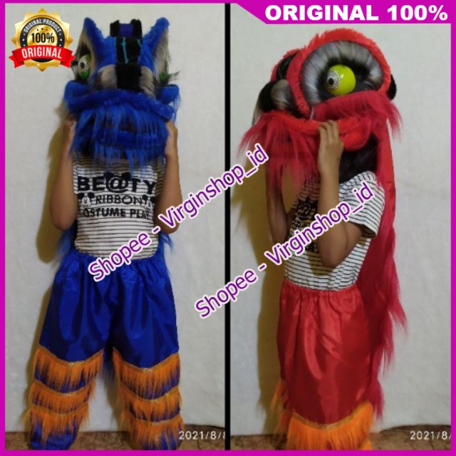 Kostum Mainan Anak Barongsai Nyala  100% ORIGINAL ASLI