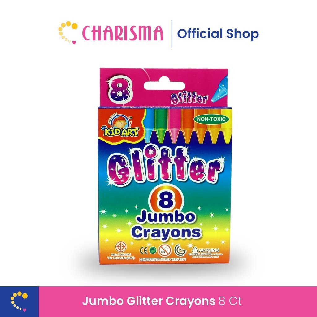 

Charisma Kidart Crayons Glitter Jumbo - Krayon Glitter - 91427