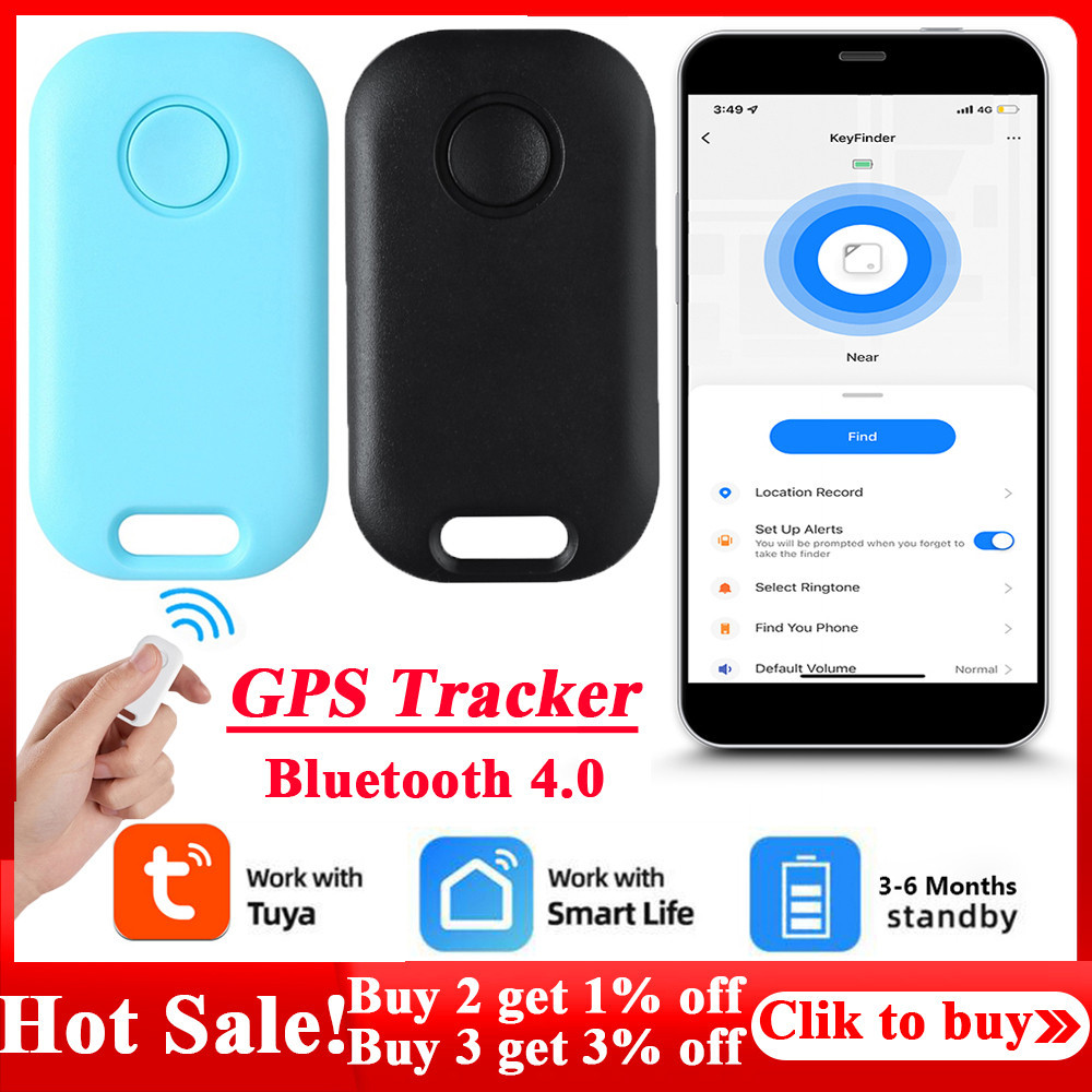 1PCS Tuya Smart Life Anti Lost Alarm Wallet Keyfinder Smart Tag Bluetooth Gps Tracker Smart Locator 