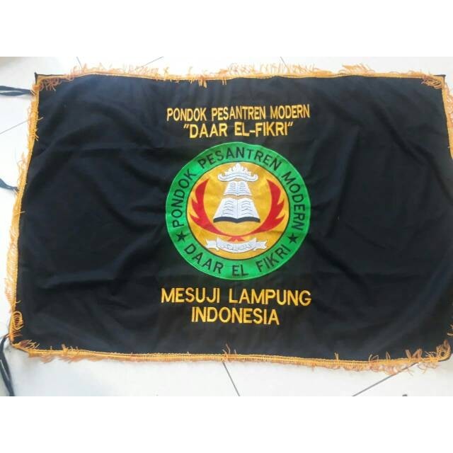 BENDERA LOGO BORDIR / BENDERA PATAKA BORDIR / BENDERA KOMUNITAS