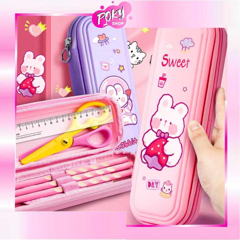 

POKY - S5829 Tempat Pensil Motif Karakter Kartun / Tempat Pensil Anak Sekolah Bahan Eva Anti Air / Kotak Tempat Pensil Termurah