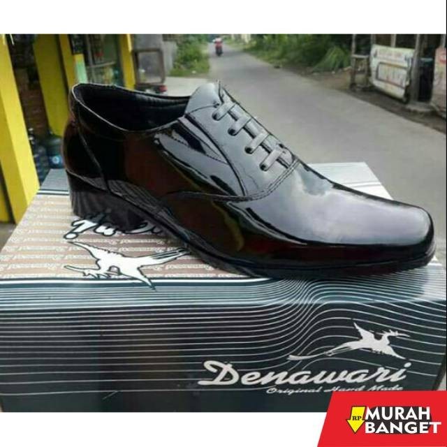 Sepatu pdh- SEPATU PDH KULIT ASLI DENAWARI